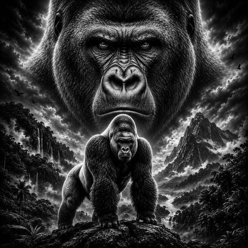 Le Gorille | Animaux | DarkCollectionStudio