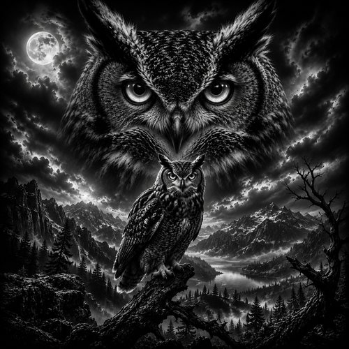 Le Hibou | Animaux | DarkCollectionStudio