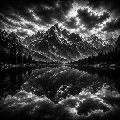 Le Lac Miroir | Paysages | DarkCollectionStudio — aperçu à l'échelle