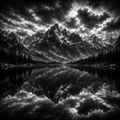 Le Lac Miroir | Paysages | DarkCollectionStudio