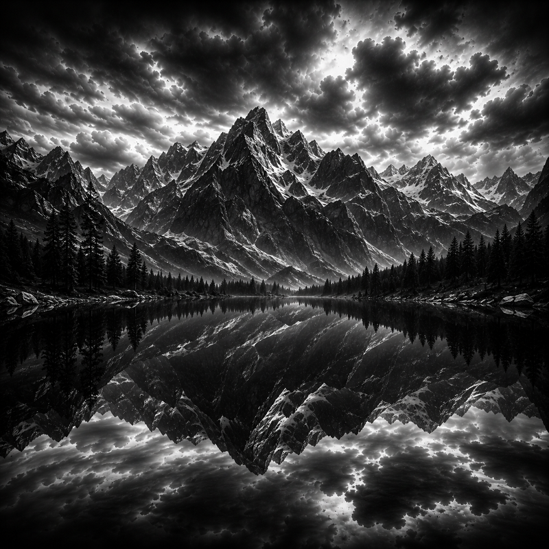 Le Lac Miroir | Paysages | DarkCollectionStudio
