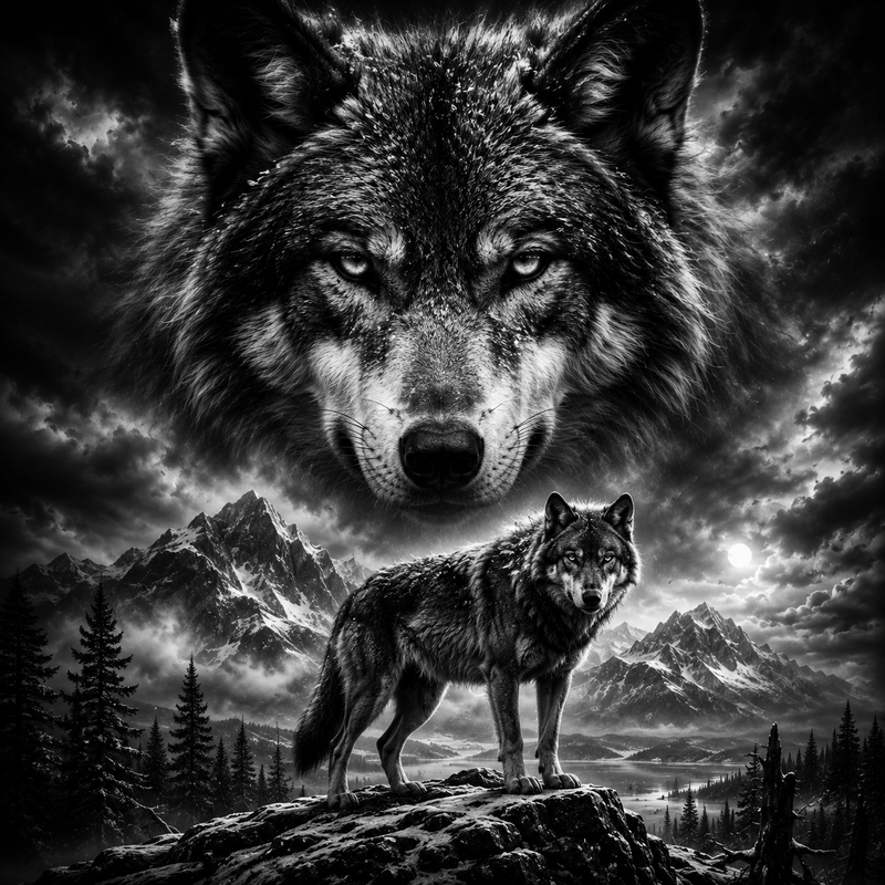 Le Loup | Animaux | DarkCollectionStudio