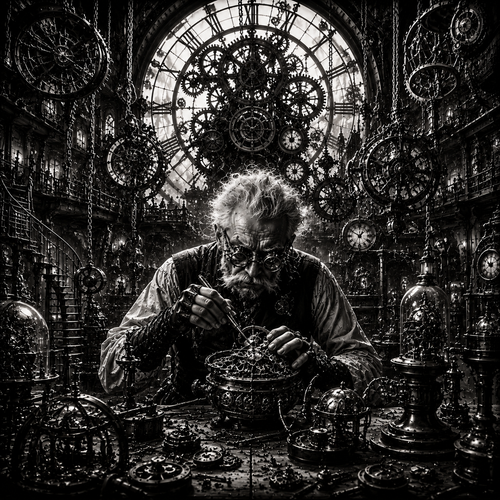 Le Maître du Temps | Steampunk | DarkCollectionStudio