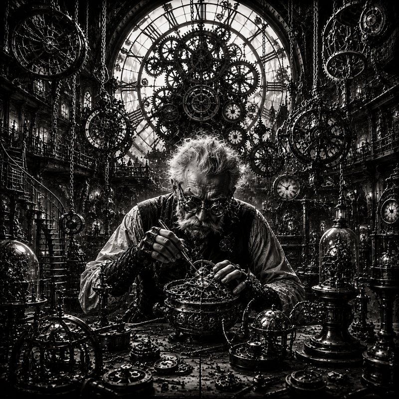 Le Maître du Temps | Steampunk | DarkCollectionStudio