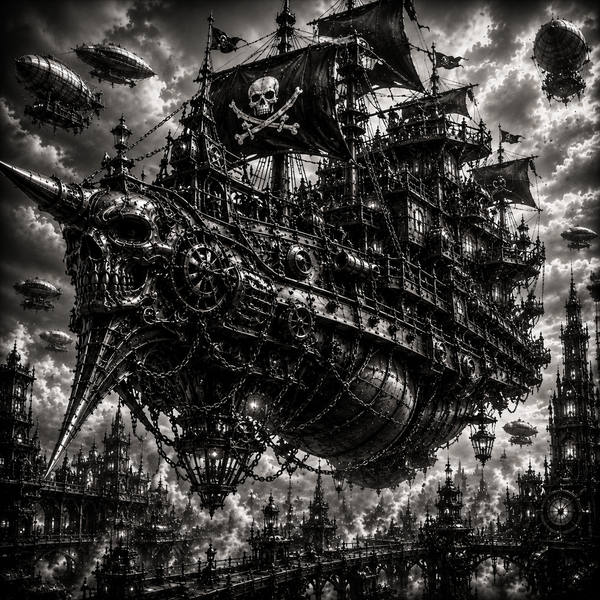 Le Pirate des Airs | Steampunk | DarkCollectionStudio