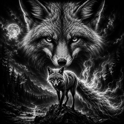 Le Renard | Animaux | DarkCollectionStudio — aperçu à l'échelle