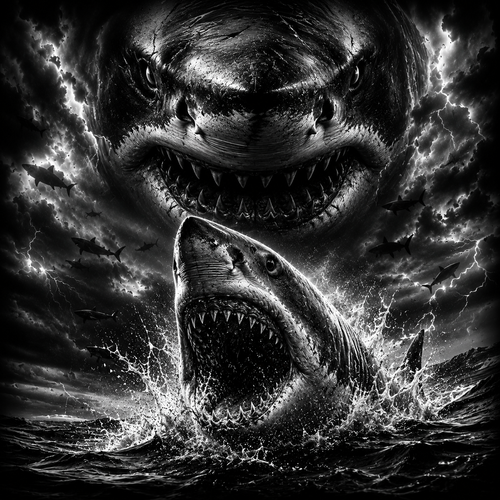 Le Requin Blanc | Animaux | DarkCollectionStudio
