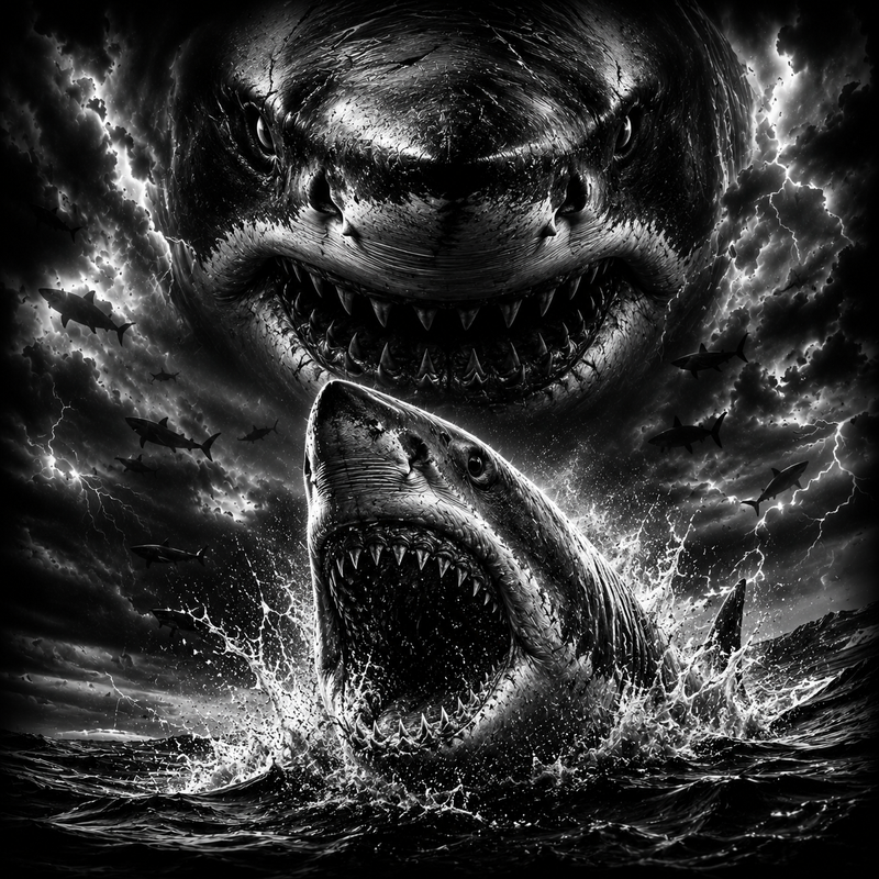 Le Requin Blanc | Animaux | DarkCollectionStudio