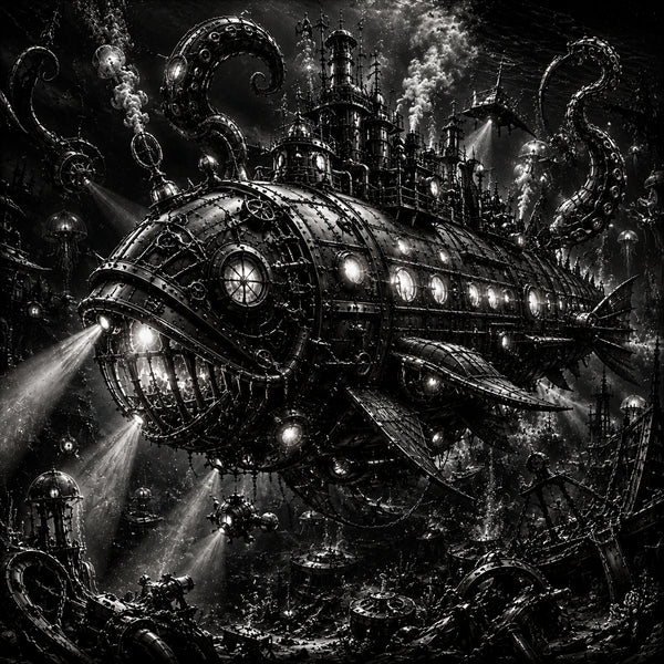 Le Sous-Marin Léviathan | Steampunk | DarkCollectionStudio