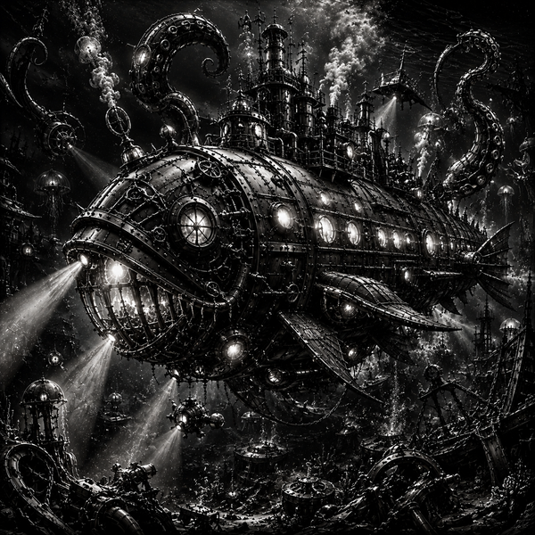 Le Sous-Marin Léviathan | Steampunk | DarkCollectionStudio