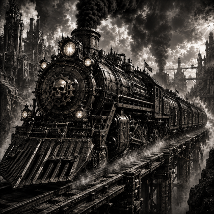 Le Train de l'Apocalypse | Steampunk | DarkCollectionStudio