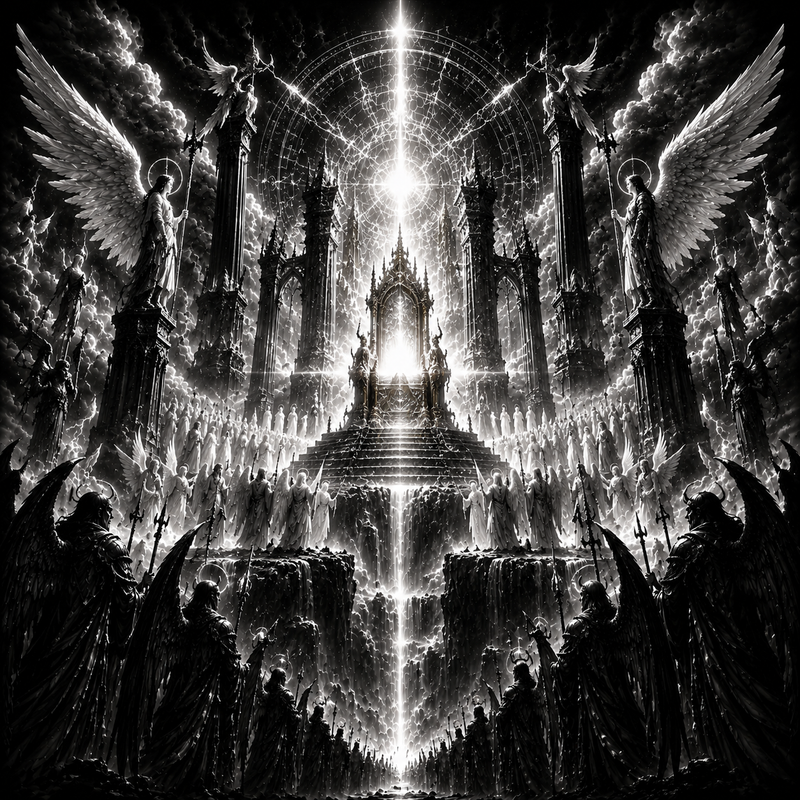 Le Trône Divin | Anges et Démons | DarkCollectionStudio