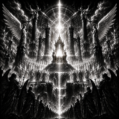 Le Trône Divin | Anges et Démons | DarkCollectionStudio