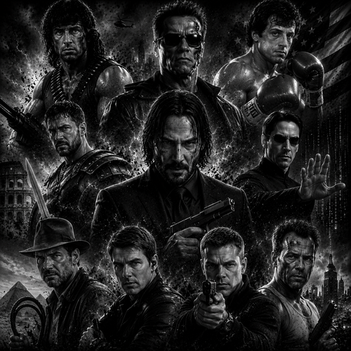Légendes du Cinéma d'Action | Prestige | DarkCollectionStudio