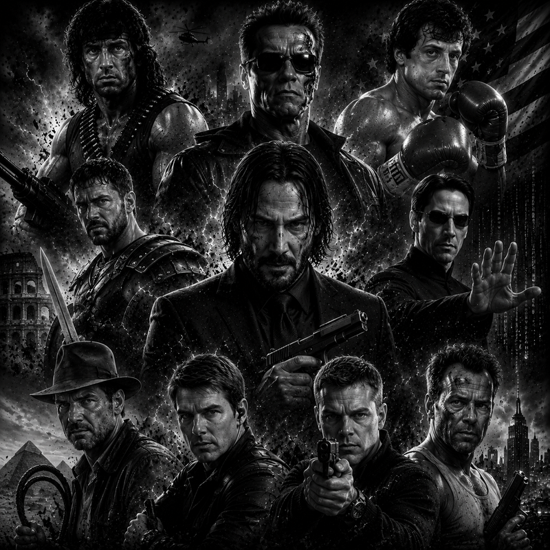 Légendes du Cinéma d'Action | Prestige | DarkCollectionStudio