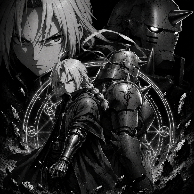 Les Frères Elric | Full Metal Alchemist | DarkCollectionStudio