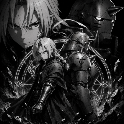 Les Frères Elric | Full Metal Alchemist | DarkCollectionStudio