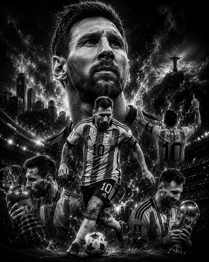 Lionel Messi | Célébrités | DarkCollectionStudio