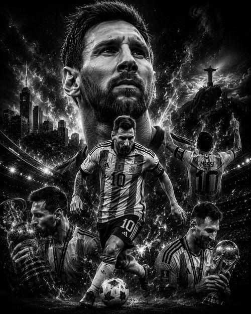 Lionel Messi | Célébrités | DarkCollectionStudio