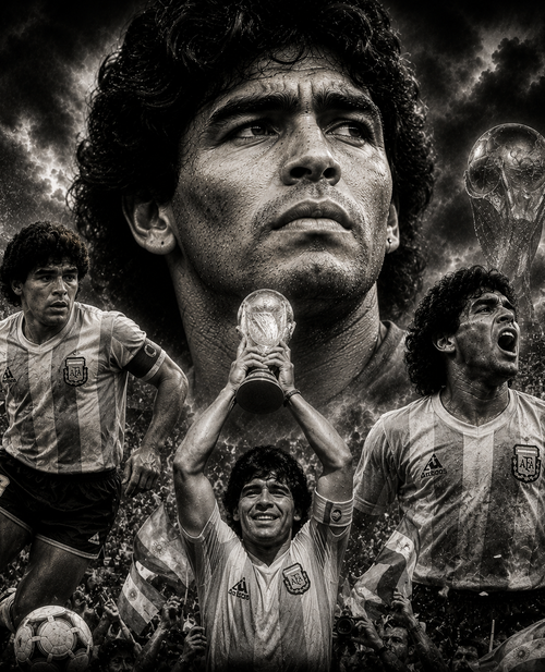Diego Maradona | Célébrités | DarkCollectionStudio