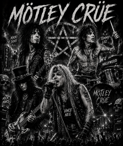 Mötley Crüe Vol.2 | Célébrités | DarkCollectionStudio