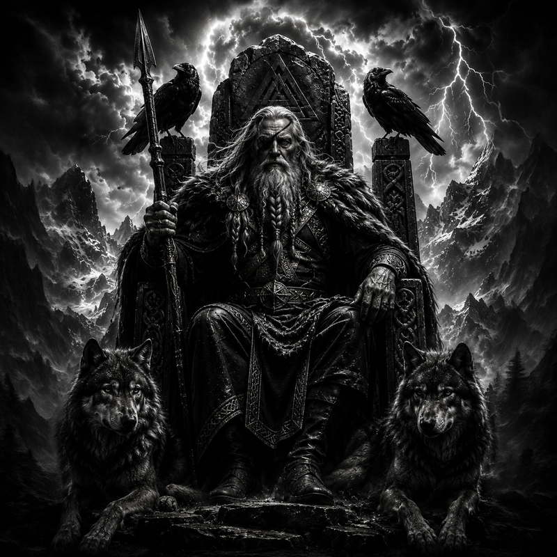 Odin | Mythologie | DarkCollectionStudio — rendu gravé