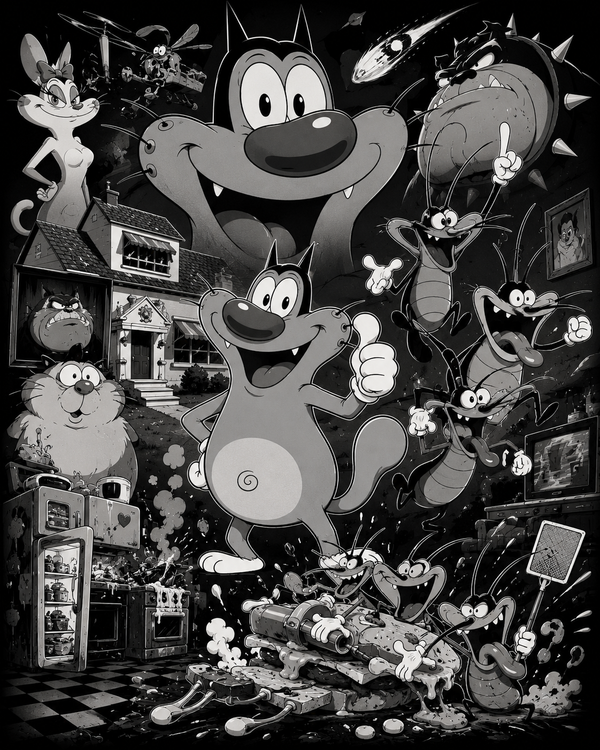 Oggy et les Cafards | Rêve d'Enfance | DarkCollectionStudio