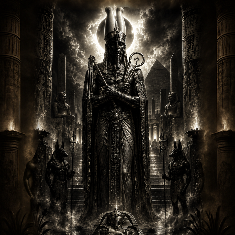 Osiris | Mythologie | DarkCollectionStudio — rendu gravé