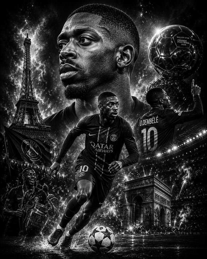 Ousmane Dembélé | Célébrités | DarkCollectionStudio