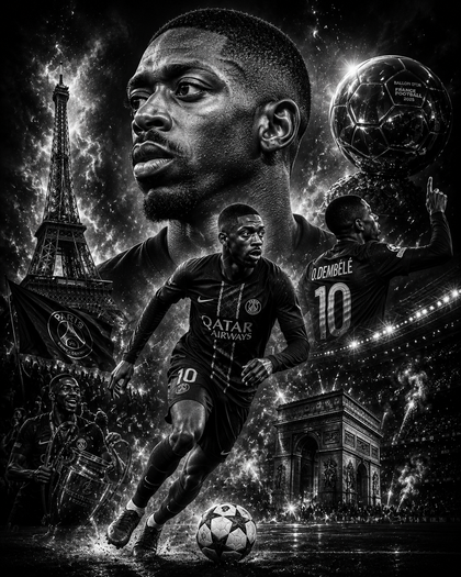Ousmane Dembélé | Célébrités | DarkCollectionStudio