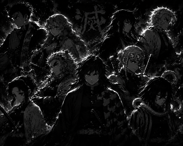 Les Piliers | Demon Slayer | DarkCollectionStudio