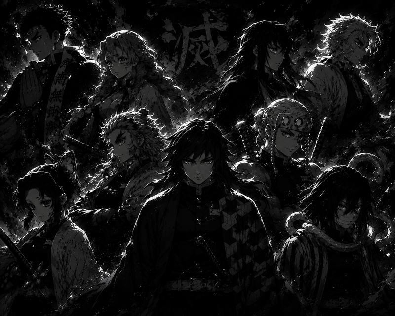 Les Piliers | Demon Slayer | DarkCollectionStudio