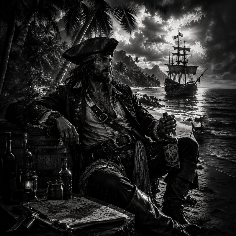 Pirate des Caraïbes | Pirates | DarkCollectionStudio — rendu gravé