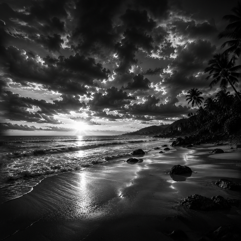 La Plage | Paysages | DarkCollectionStudio — rendu gravé