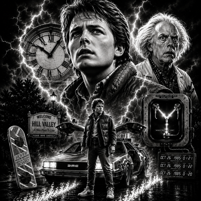 Doc & Marty | Retour vers le Futur | DarkCollectionStudio