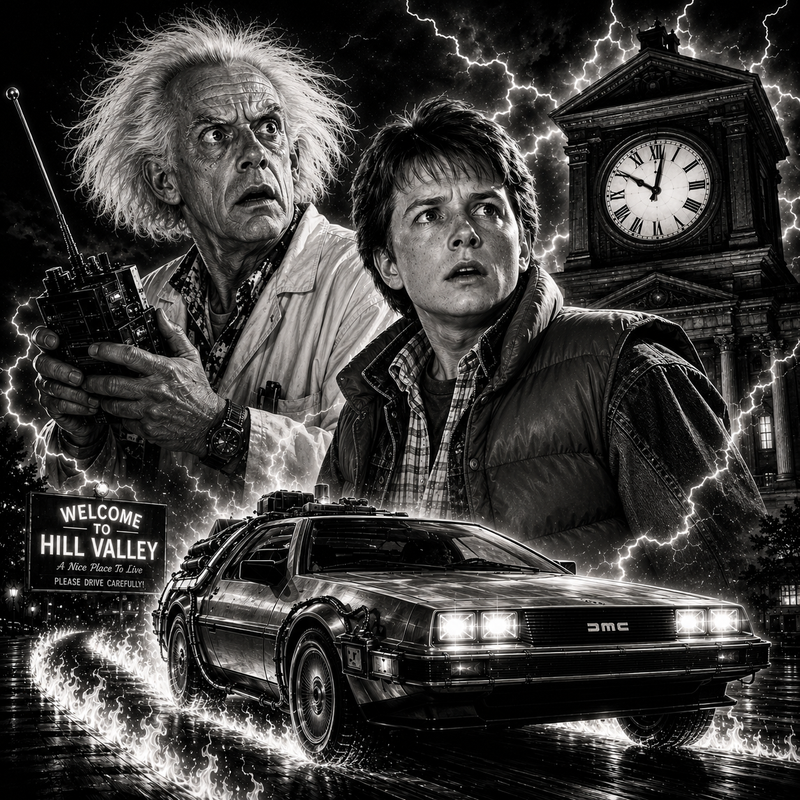 DeLorean | Retour vers le Futur | DarkCollectionStudio