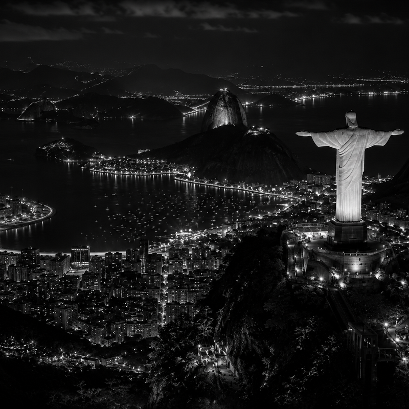 Rio de Janeiro | Paysages | DarkCollectionStudio — rendu gravé