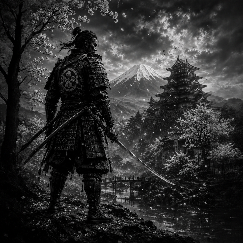 Ronin | Guerriers | DarkCollectionStudio — rendu gravé