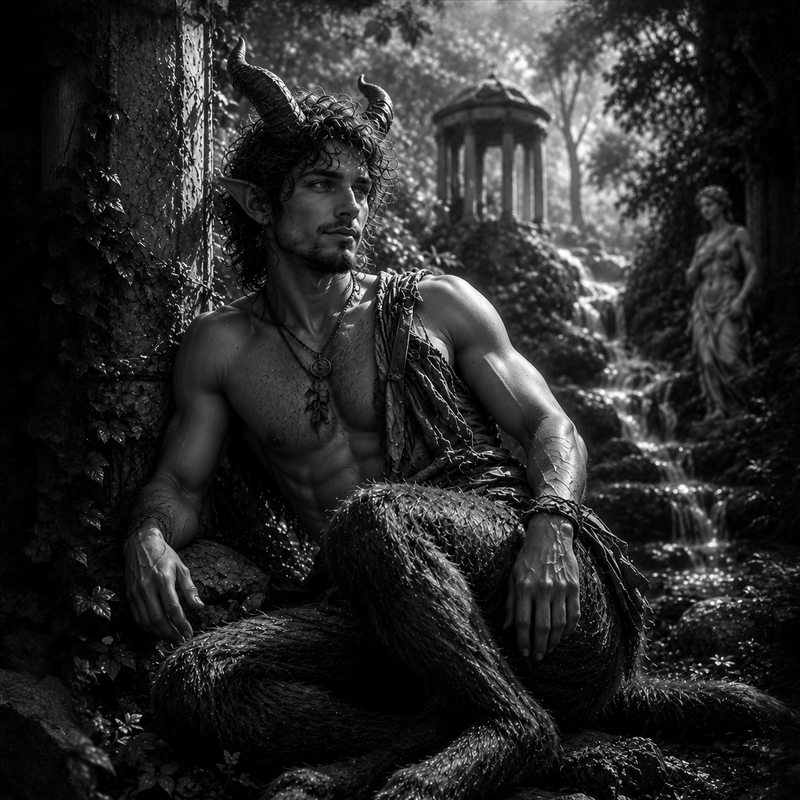 Satyre | Créatures | DarkCollectionStudio — rendu gravé