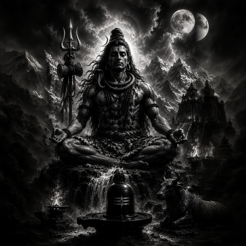 Shiva | Mythologie | DarkCollectionStudio — rendu gravé