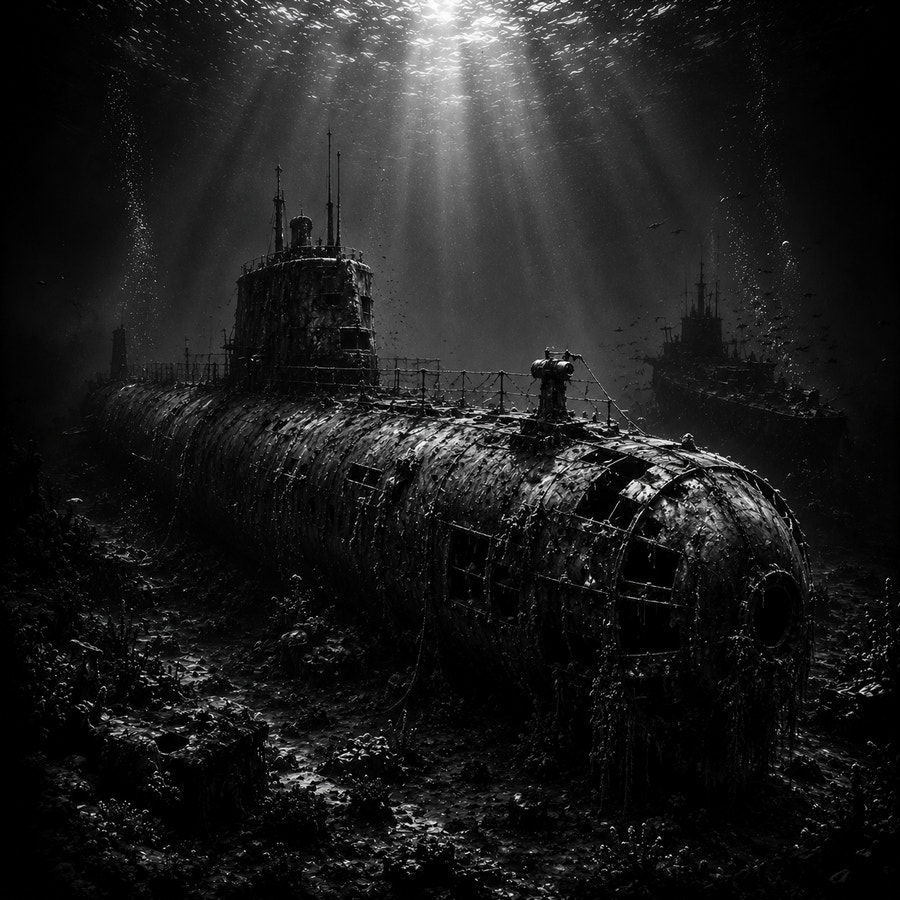 Sous-marin fantome carre