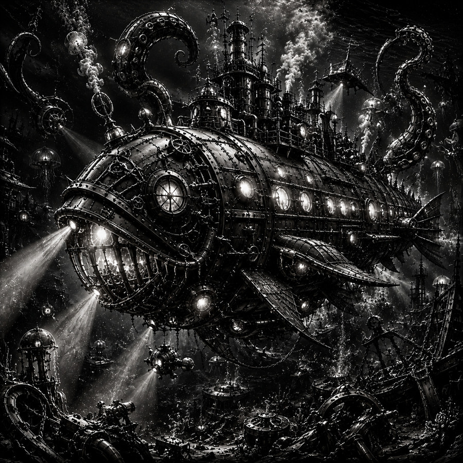 Sous-marin Leviathan carre