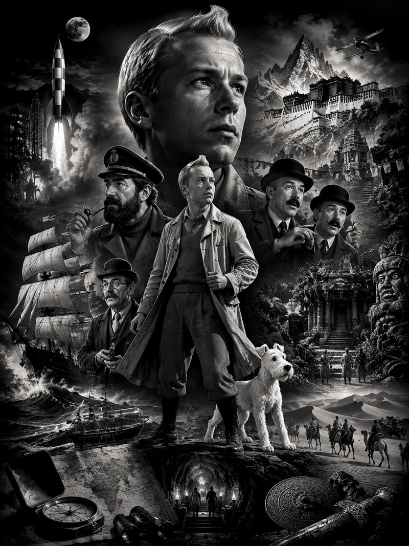 Tintin | Rêve d'Enfance | DarkCollectionStudio
