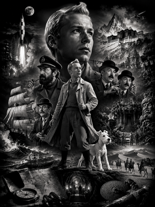 Tintin | Rêve d'Enfance | DarkCollectionStudio