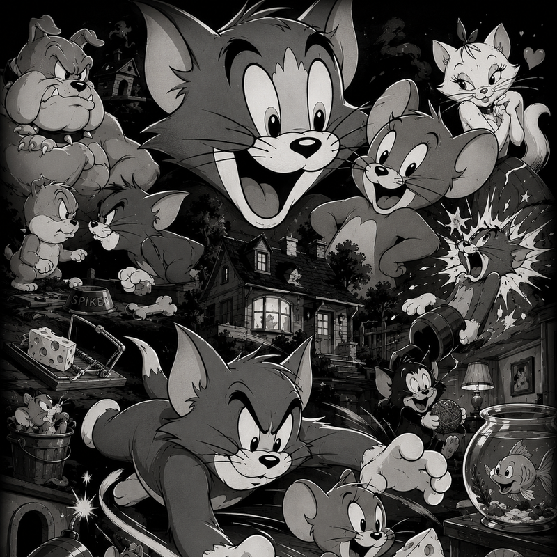 Tom et Jerry | Rêve d'Enfance | DarkCollectionStudio