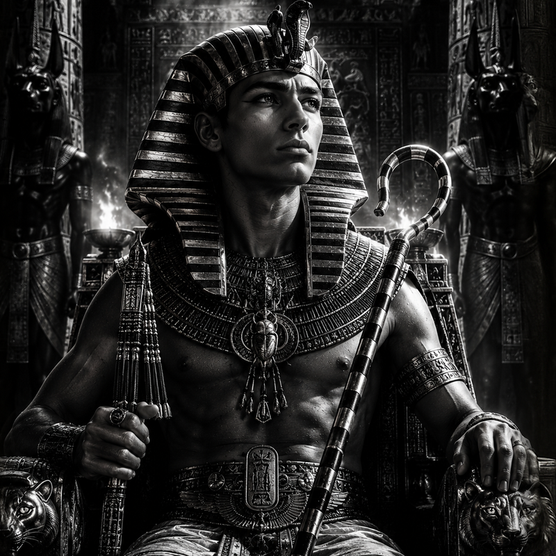 Toutânkhamon | Conquérants | DarkCollectionStudio — rendu gravé