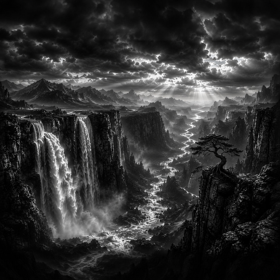 La Vallée aux Cascades | Paysages | DarkCollectionStudio