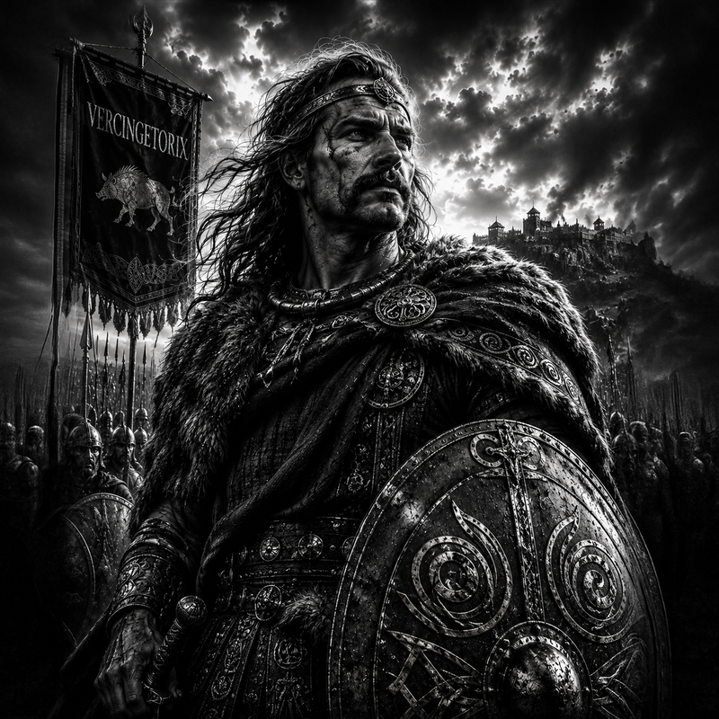 Vercingétorix | Conquérants | DarkCollectionStudio — rendu gravé