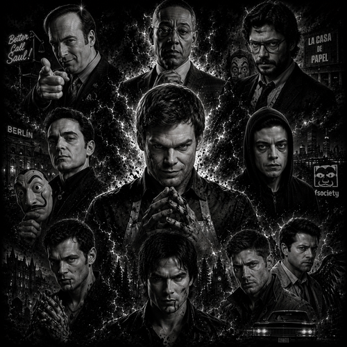Visages Cultes des Séries | Prestige | DarkCollectionStudio
