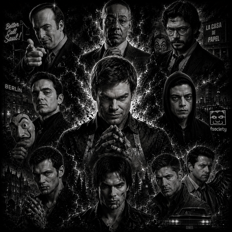 Visages Cultes des Séries | Prestige | DarkCollectionStudio
